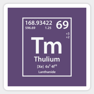 Thulium Element Sticker